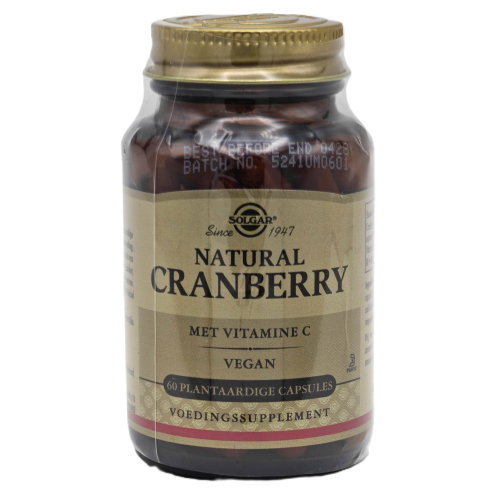 60 capsules Solgar Natural Cranberry with Vitamin C