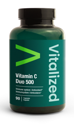 90 capsules Vitalized Vitamin C Duo 500