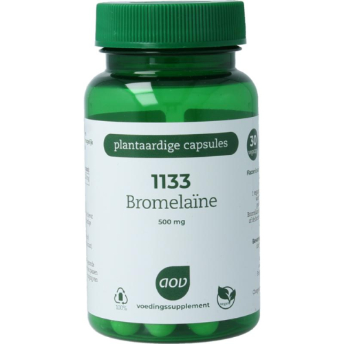 30 capsules AOV 1133 Bromelaine 500 mg
