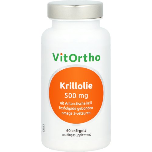 VitOrtho Krillolie 500 mg 60 Softgels