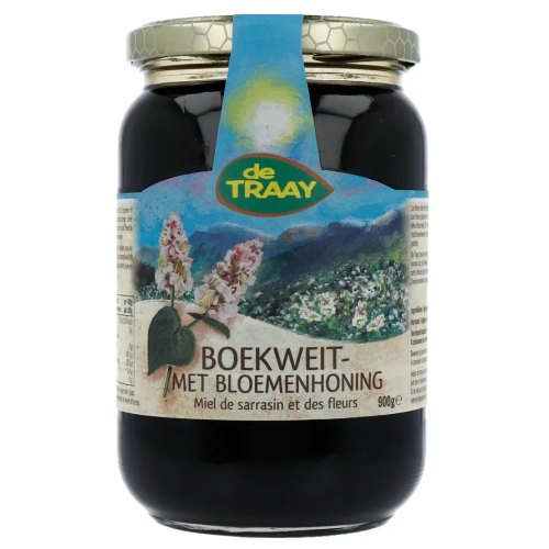 900 gram De Traay Boekweit Met Bloemenhoning