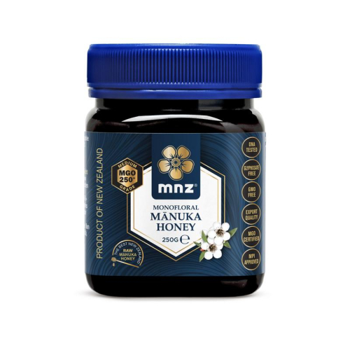 250 gram MNZManuka New Zealand Manuka Honey MGO 250+