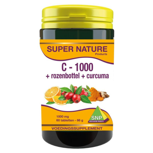  SNP Vitamine C 1000 mg + Rozenbottel + Curcuma 