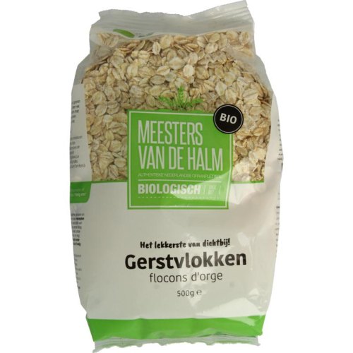 Meesters van de Halm Gerstvlokken Biologisch 500 Gramm