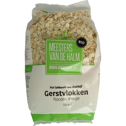 500 gram Meesters van de Halm Gerstvlokken Biologisch
