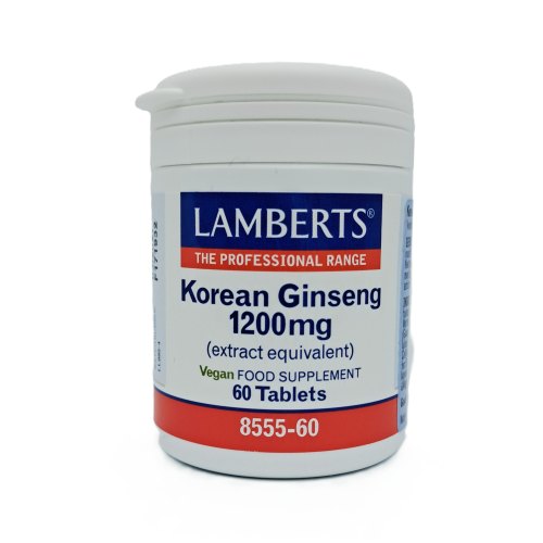 Lamberts Koreaanse Ginseng 1200 mg 60 Tabletten