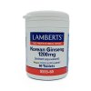 60 tabletten Lamberts Koreaanse Ginseng 1200 mg