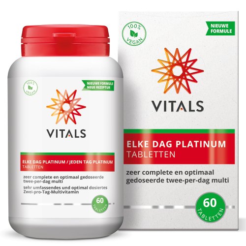 Vitals Elke Dag Platinum 60 Tabletten