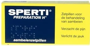 12 zetpillen Sperti Aambeienzetpillen