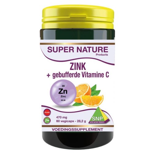 SNP Zink 50 mg + Gebufferde Vitamine C Puur 60 Kapseln