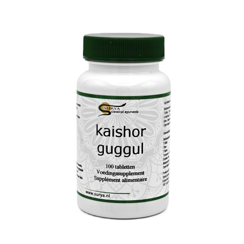 100 tabletten Surya Kaishor Guggul