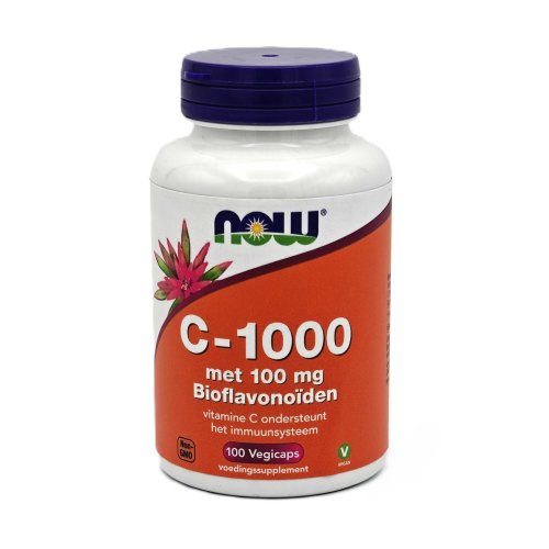 NOW C-1000 met 100 mg Bioflavonoids 100 Kapseln