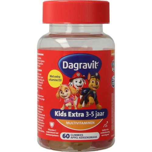 60 gummies Dagravit Kids-Xtra Multivitaminen