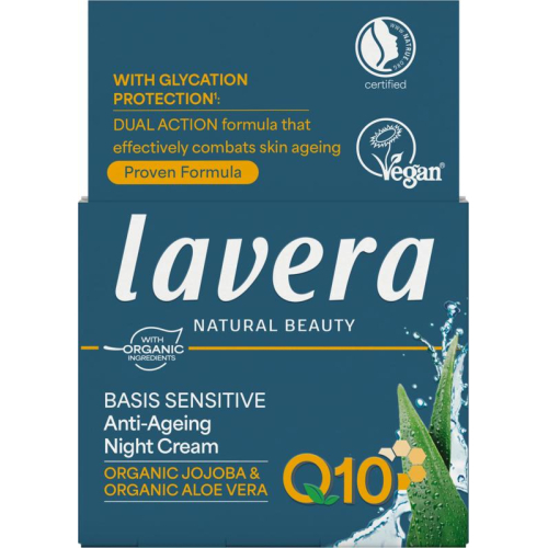 50 ml Lavera Basis Sensitiv Anti-Ageing Night Cream Biologisch
