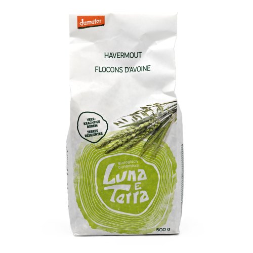 Luna e Terra Havermout Biologisch 500 Gramm