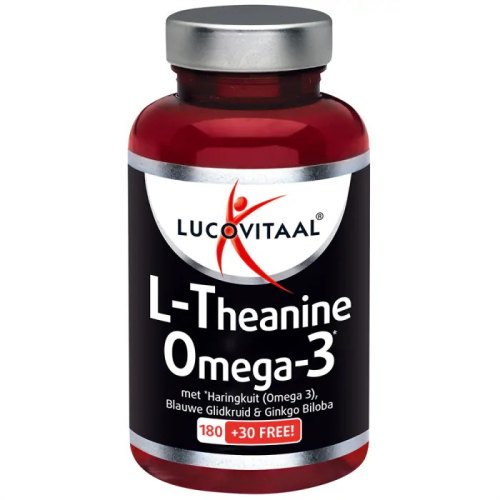 Lucovitaal L-Theanine Omega-3 210 Kapseln