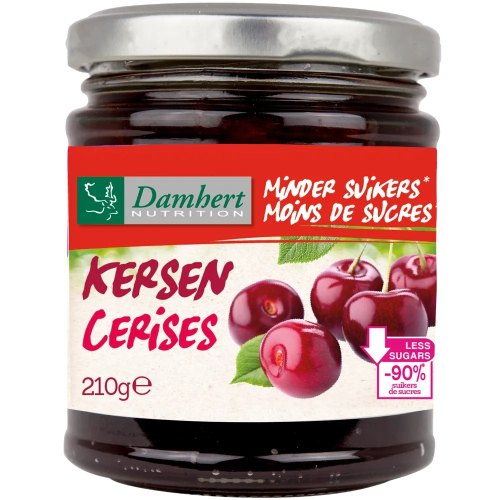210 Gramm Damhert Low Carb Kersen Confituur