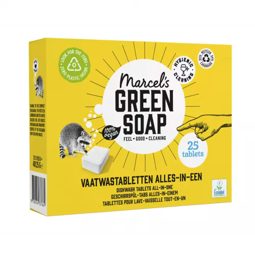 25 Stücke Marcel's Green Soap Vaatwastabletten All-in-One