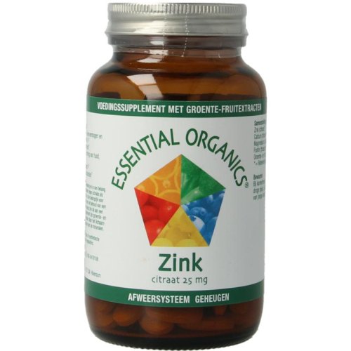 Essential Organics Classics Zink 25 mg 90 tablets