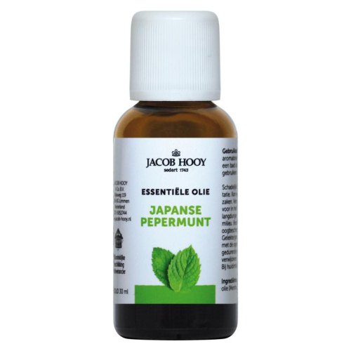 Jacob Hooy Japanse Pepermunt Etherische Olie 30 Ml
