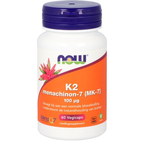NOW K2 Menachinon-7 100 mcg 60 Kapseln