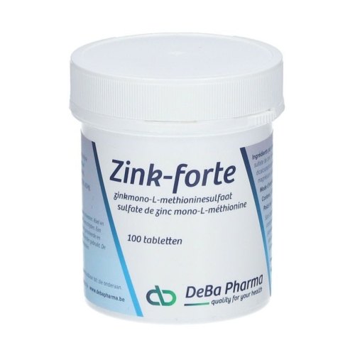 100 tabletten DeBa Pharma Zink-Forte Zinkmono-L-Methioninesulfaat