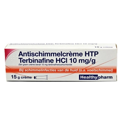 Healthypharm Antischimmelcrème Terbinafine HCl 10mg-g 15 Gramm