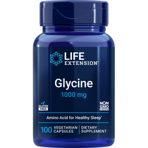 100 Kapseln Life Extension Glycine 1000 mg