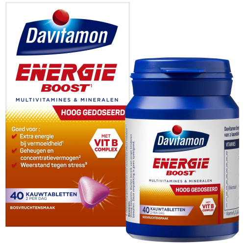 40 kauwtabletten Davitamon Energie Boost