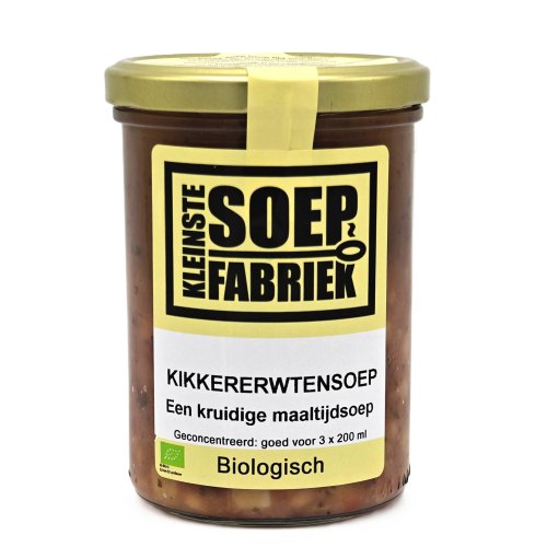 Kleinste Soep Fabriek Kikkererwtensoep Biologisch 400 Ml