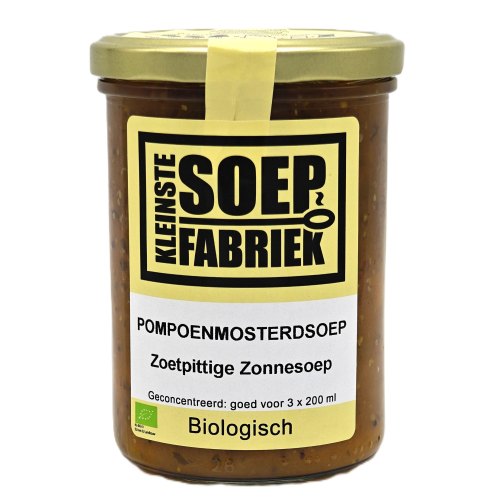 Kleinste Soep Fabriek Pompoenmosterdsoep Biologisch 400 Ml
