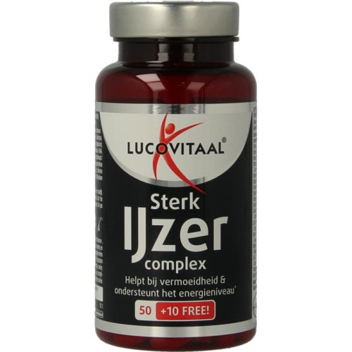 Lucovitaal Sterk IJzer Complex 50 +10 Tabletten