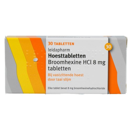 Leidapharm Hoesttabletten Broomhexine HCL 8 mg 30 tablets