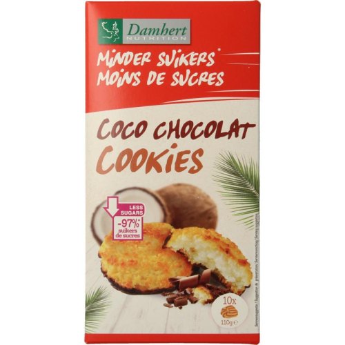 Damhert Minder Suikers Coco Chocolat Cookies 10 x 110 Gramm