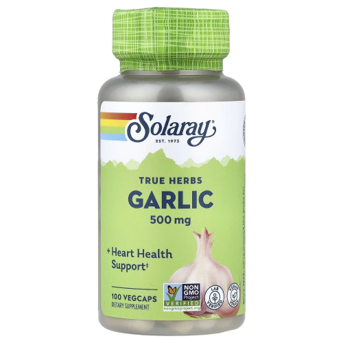 100 capsules Solaray Garlic 500 mg