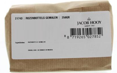 Jacob Hooy Rozenbottels Gemalen 250 Gramm