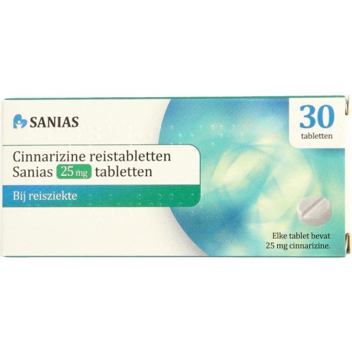 Sanias Cinnarizine Reistabletten 25 mg 30 tablets