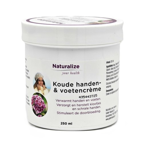 Naturalize Your Health Koude Handen & Voeten Creme 250 Ml