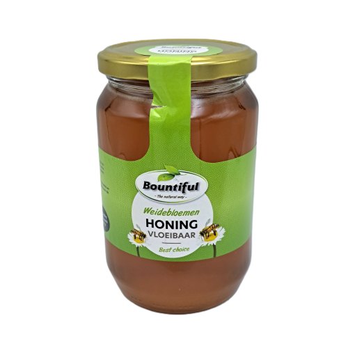 Bountiful Weidebloemen Honing Vloeibaar 900 Gramm