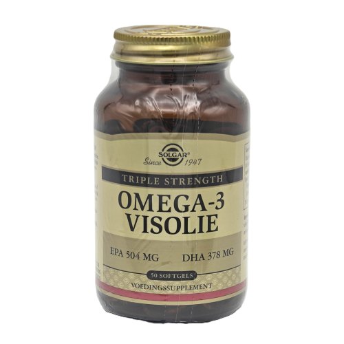 Solgar Omega-3 Visolie Triple Strength 50 Softgels