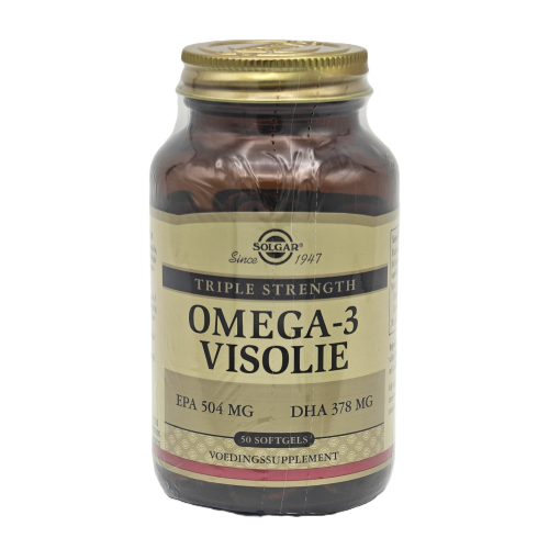 50 softgels Solgar Omega-3 Visolie Triple Strength