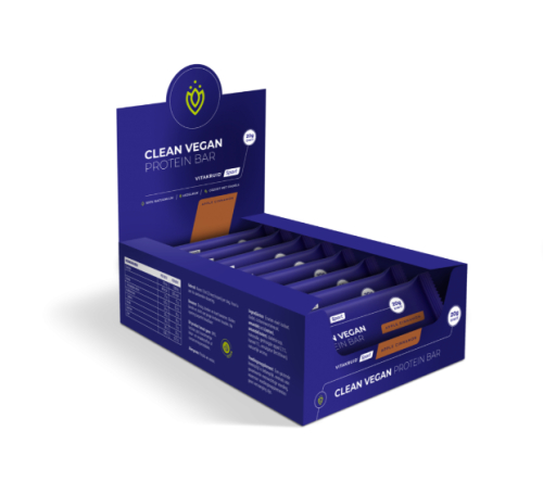 Vitakruid Clean Vegan Protein Bar-Apple Cinnamon 12 Riegeln