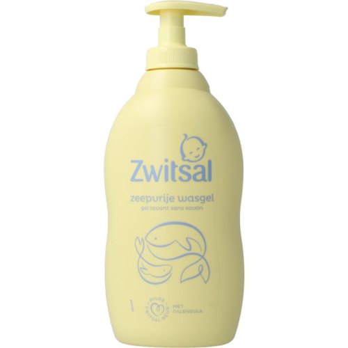 Zwitsal Wasgel Zeepvrij met Pomp 400 Ml