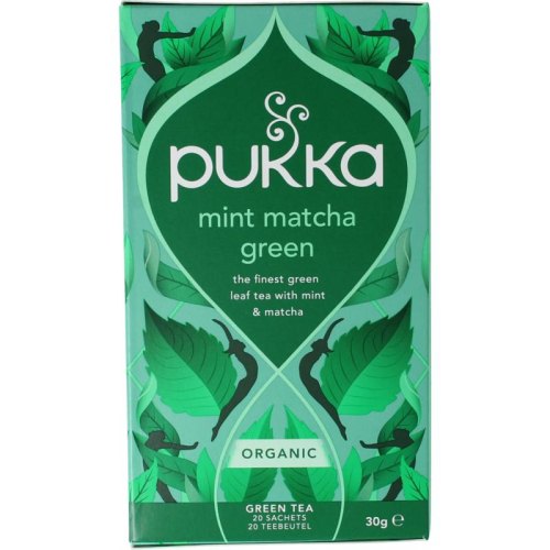 Pukka Mint Matcha Green Thee Biologisch 20 Tüte