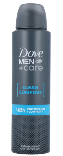 150 ml Dove Men Care Deodorant Clean Comfort Spray