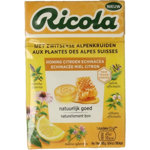 Ricola Honing Citroen Echinacea 50 Gramm