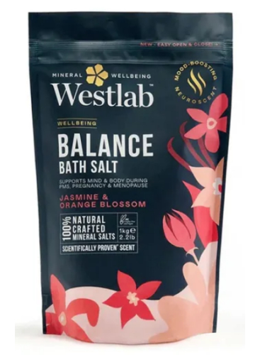 Westlab Balance Bath Salt Jasmine & Orange Blossom 1000 Gramm