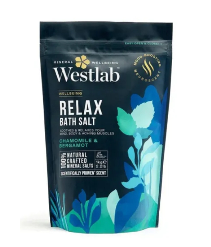 Westlab Relax Bath Salt Chamomile & Bergamot 1000 Gramm