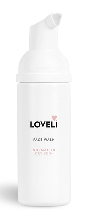 Loveli Facewash Normal to Dry Skin Travelsize 50 Ml