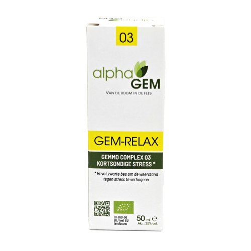 AlphaGem Gemmo-Complex 03 Gem-Relax Biologisch 50 Ml